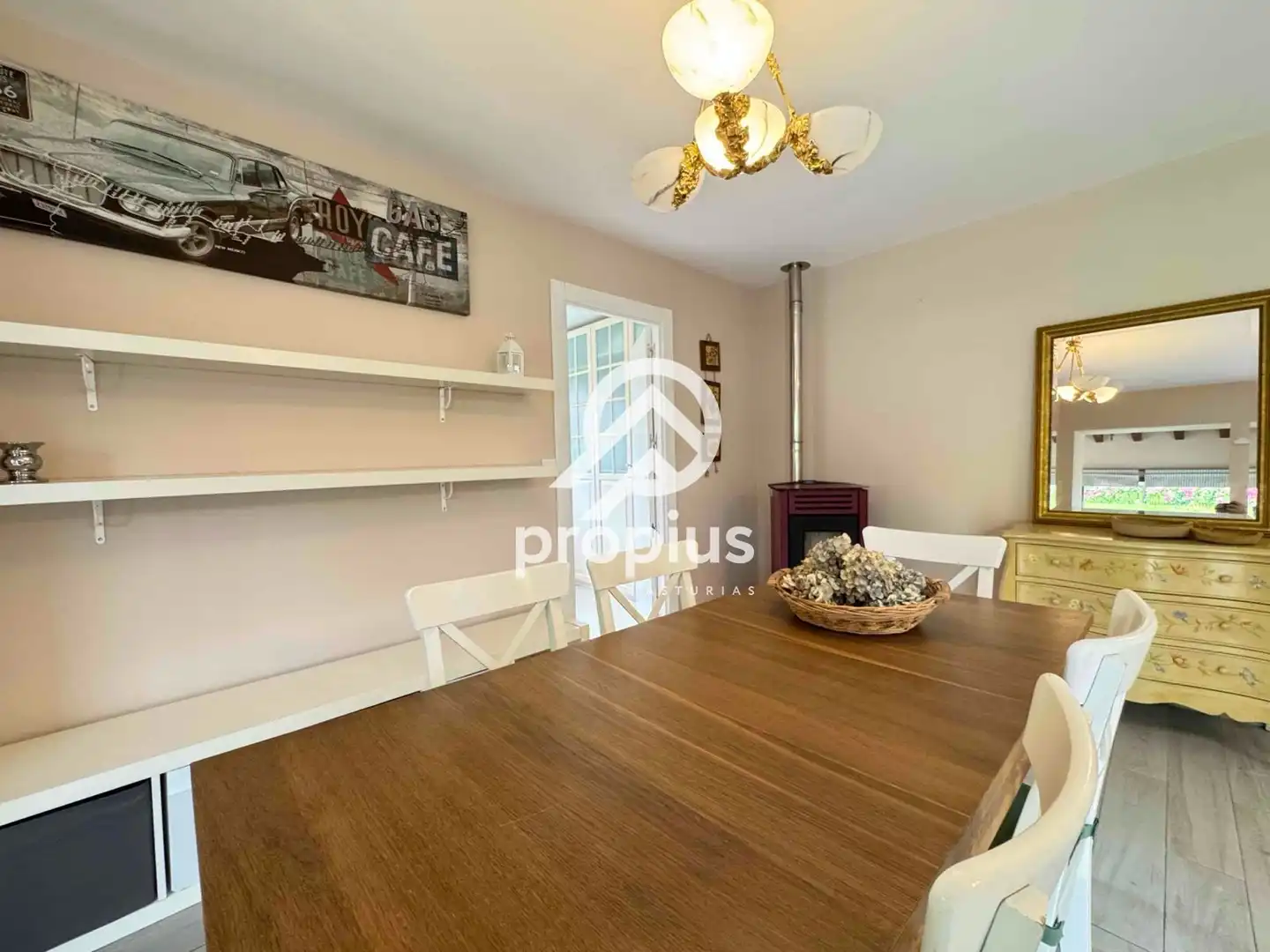 Comedor de Casa o chalet en venta en Ribadesella con Calefacción, Jardín privado y Terraza