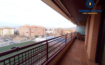 Terrace of Flat to rent in  Granada Capital  with Air Conditioner, Heating and Parquet flooring