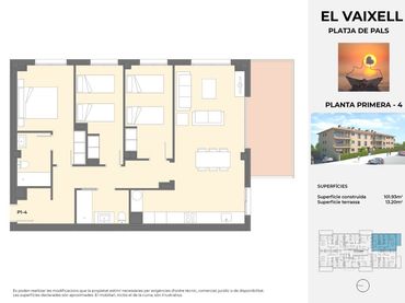 Apartamento en venta en Urbanizacion Pineda Pals