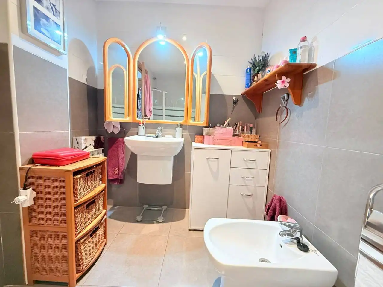 Bathroom of Flat for sale in Sant Celoni  with Heating, Furnished and Alarm