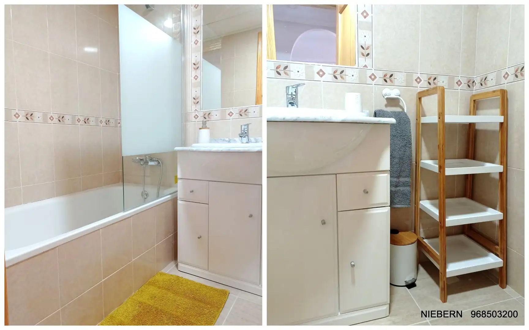Badezimmer von Wohnung zur Miete in Cartagena mit Terrasse, Möbliert und Waschmaschine