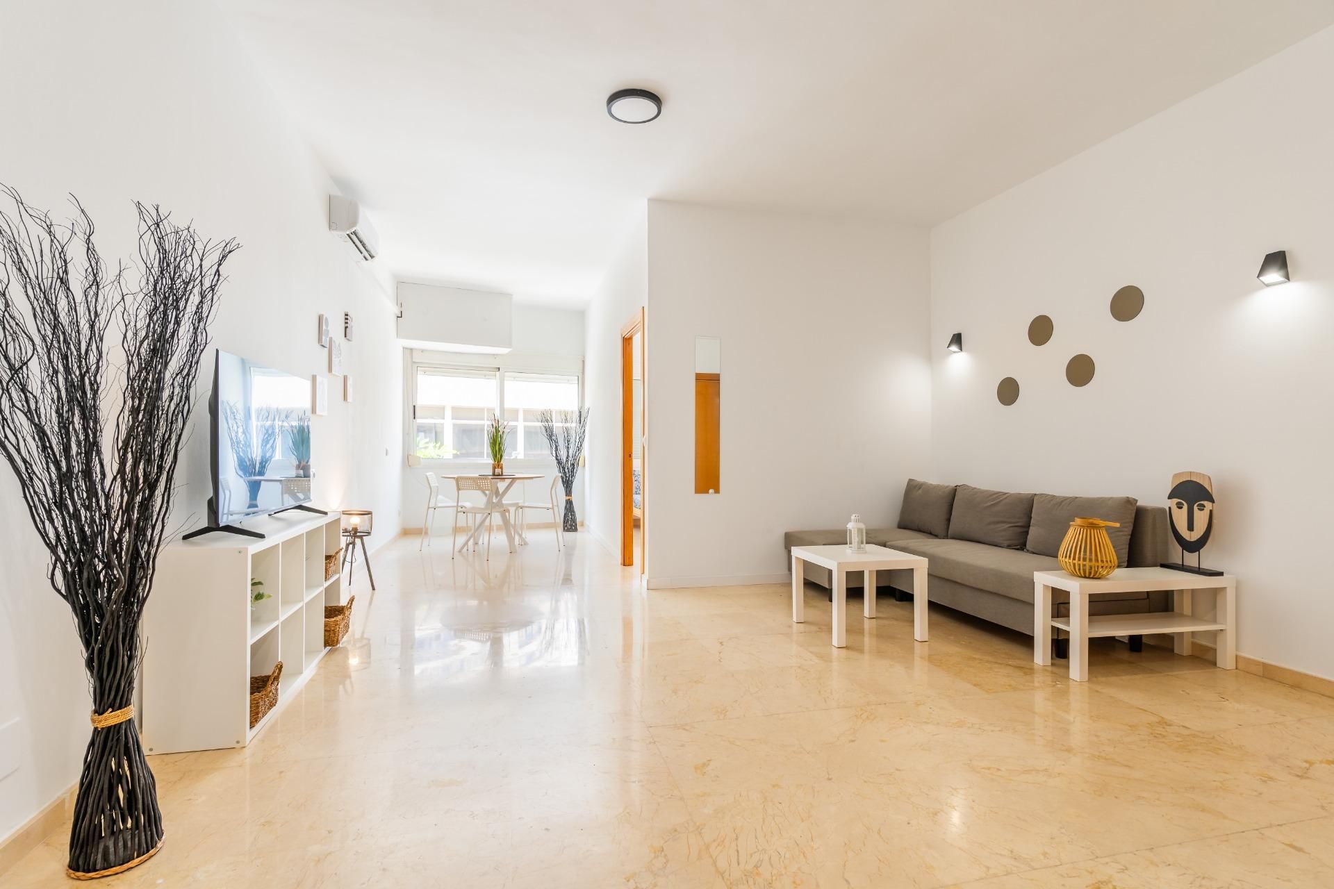 Living room of Apartment to rent in Torremolinos  with Air Conditioner