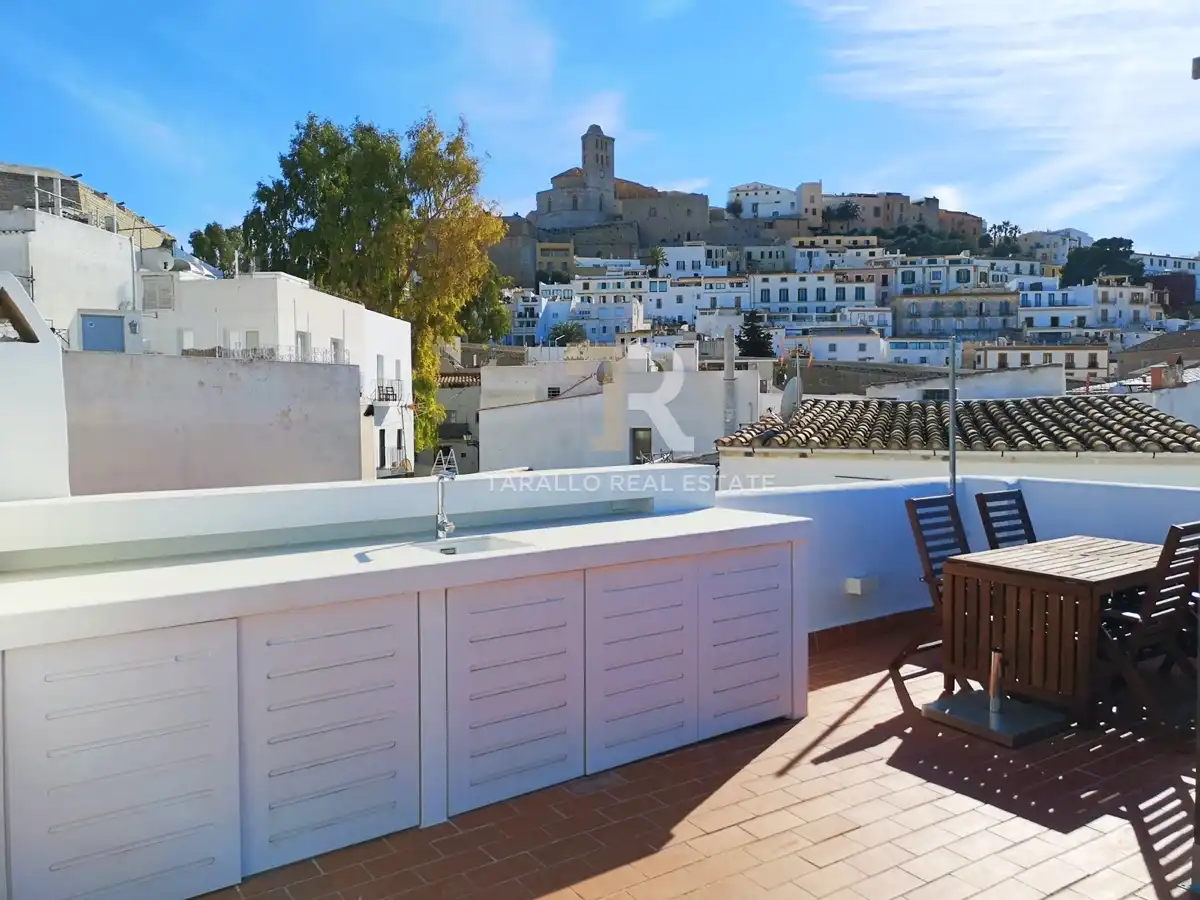 Terrace of Attic for rent in Eivissa  with Air Conditioner, Heating and Terrace