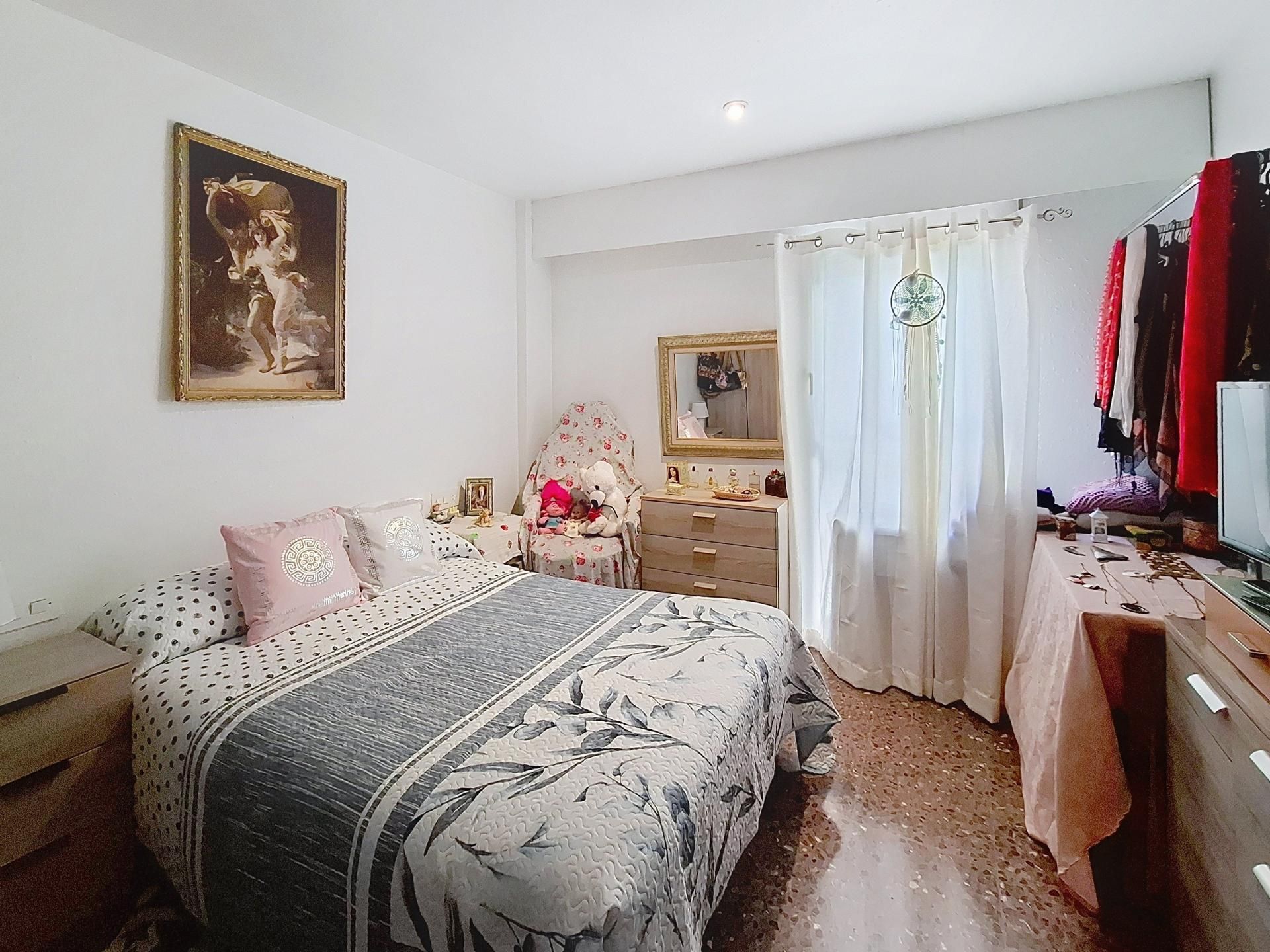 Schlafzimmer von Wohnung zum verkauf in L'Olleria mit Klimaanlage und Terrasse