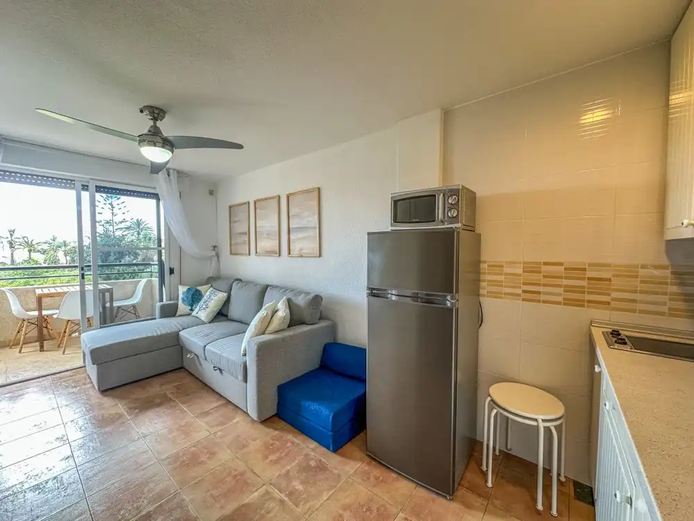 Sala de estar de Apartamento en venta en Pilar de la Horadada con Trastero y Amueblado
