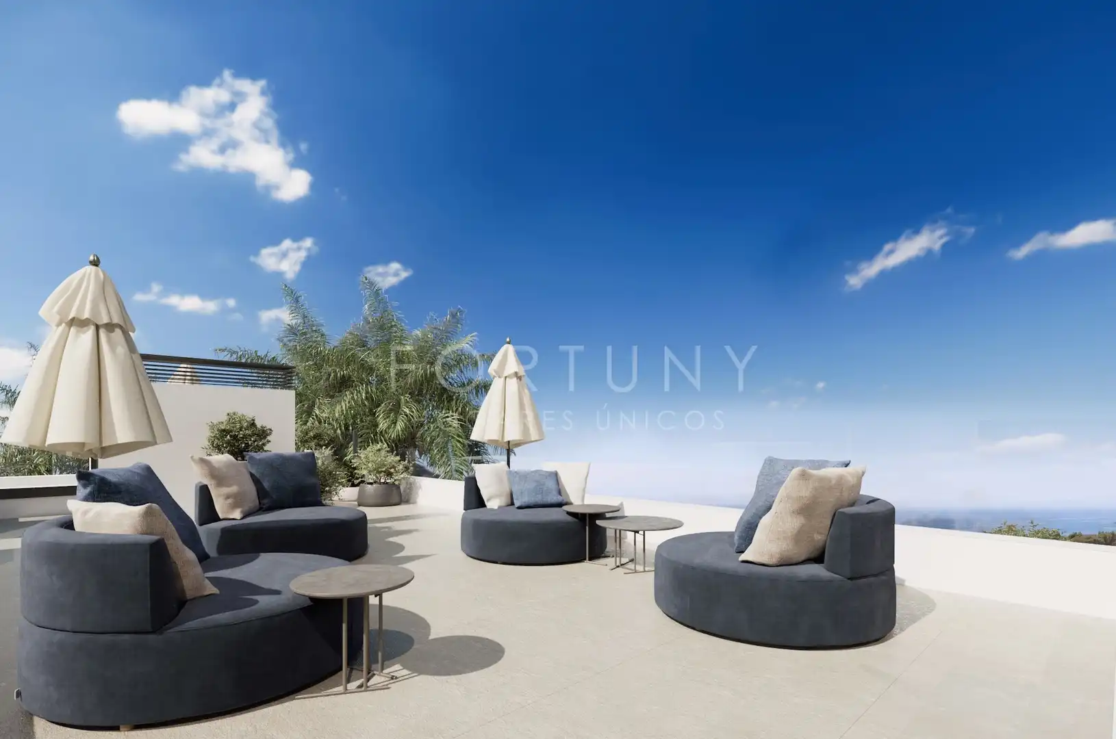 Terraza de Casa o chalet en venta en Marbella con Aire acondicionado, Calefacción y Jardín privado