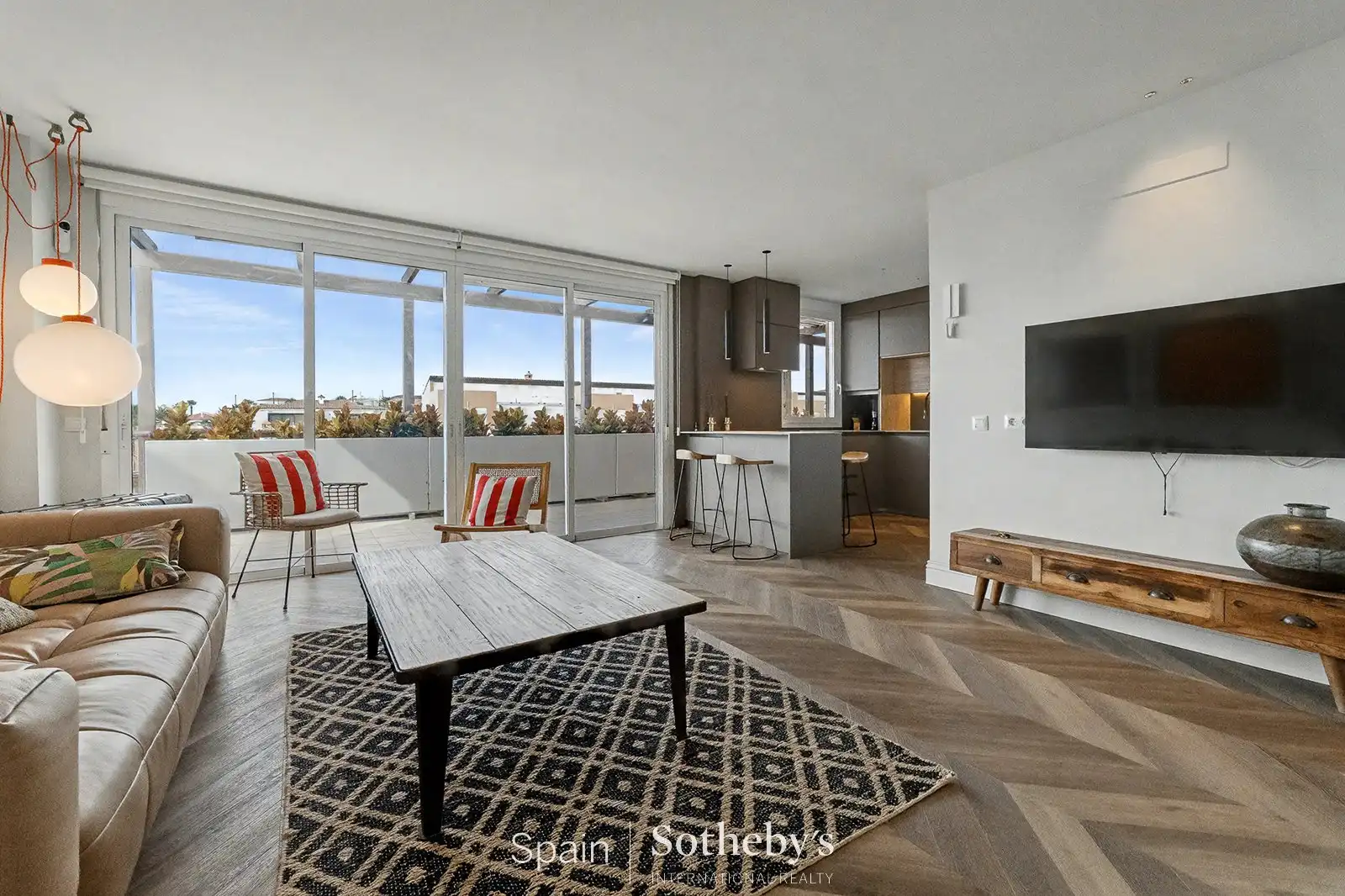 Sala de estar de Apartamento en venta en Golf del Sur - Amarilla Golf 