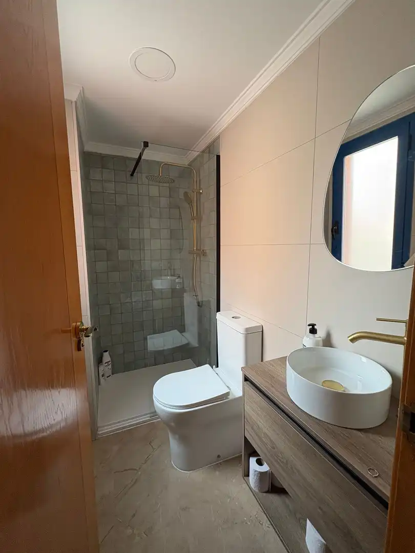 Baño de Apartamento en venta en Calpe / Calp con Aire acondicionado, Terraza y Piscina