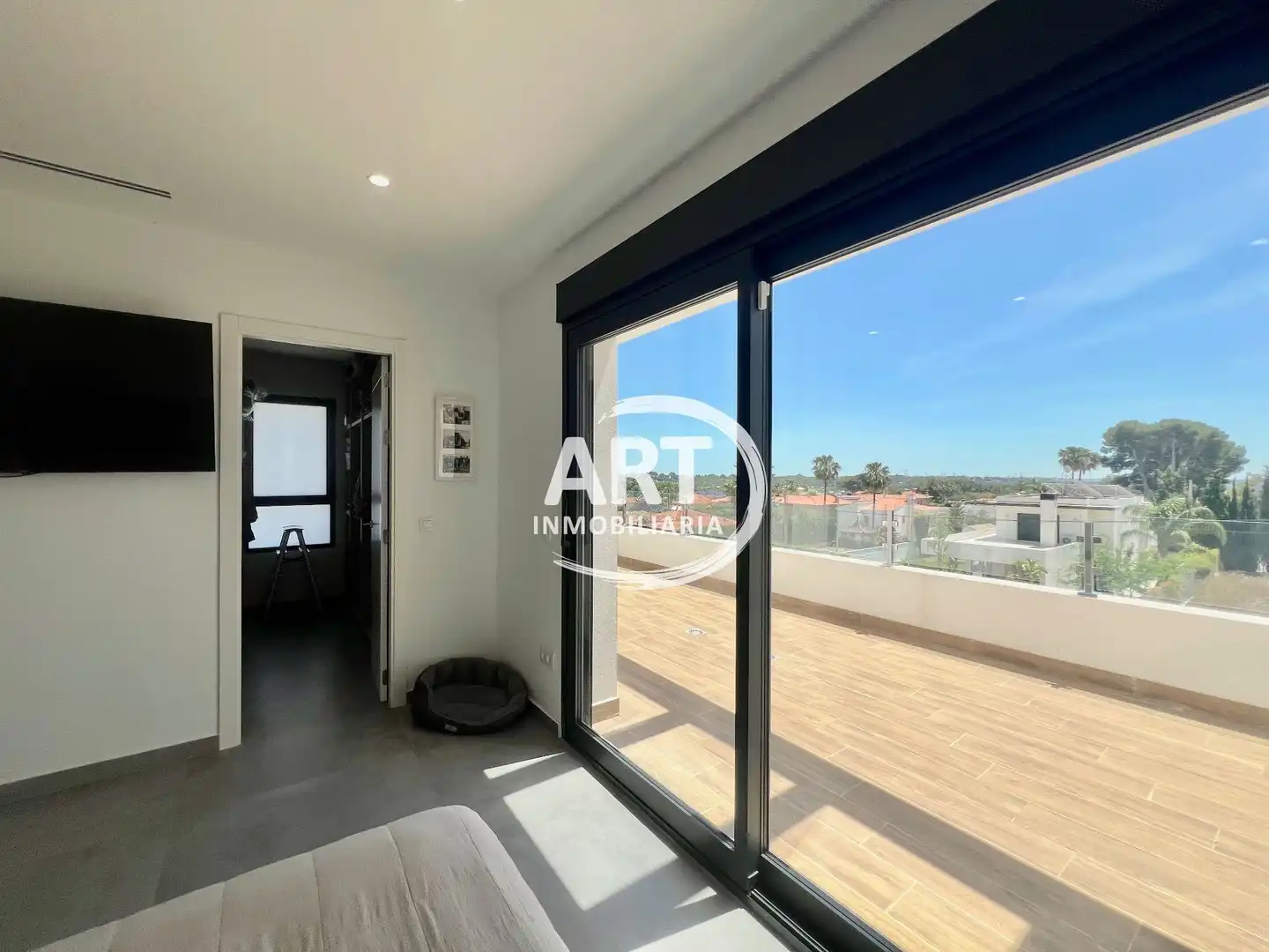Terraza de Casa o chalet en venta en San Antonio de Benagéber con Aire acondicionado, Calefacción y Jardín privado
