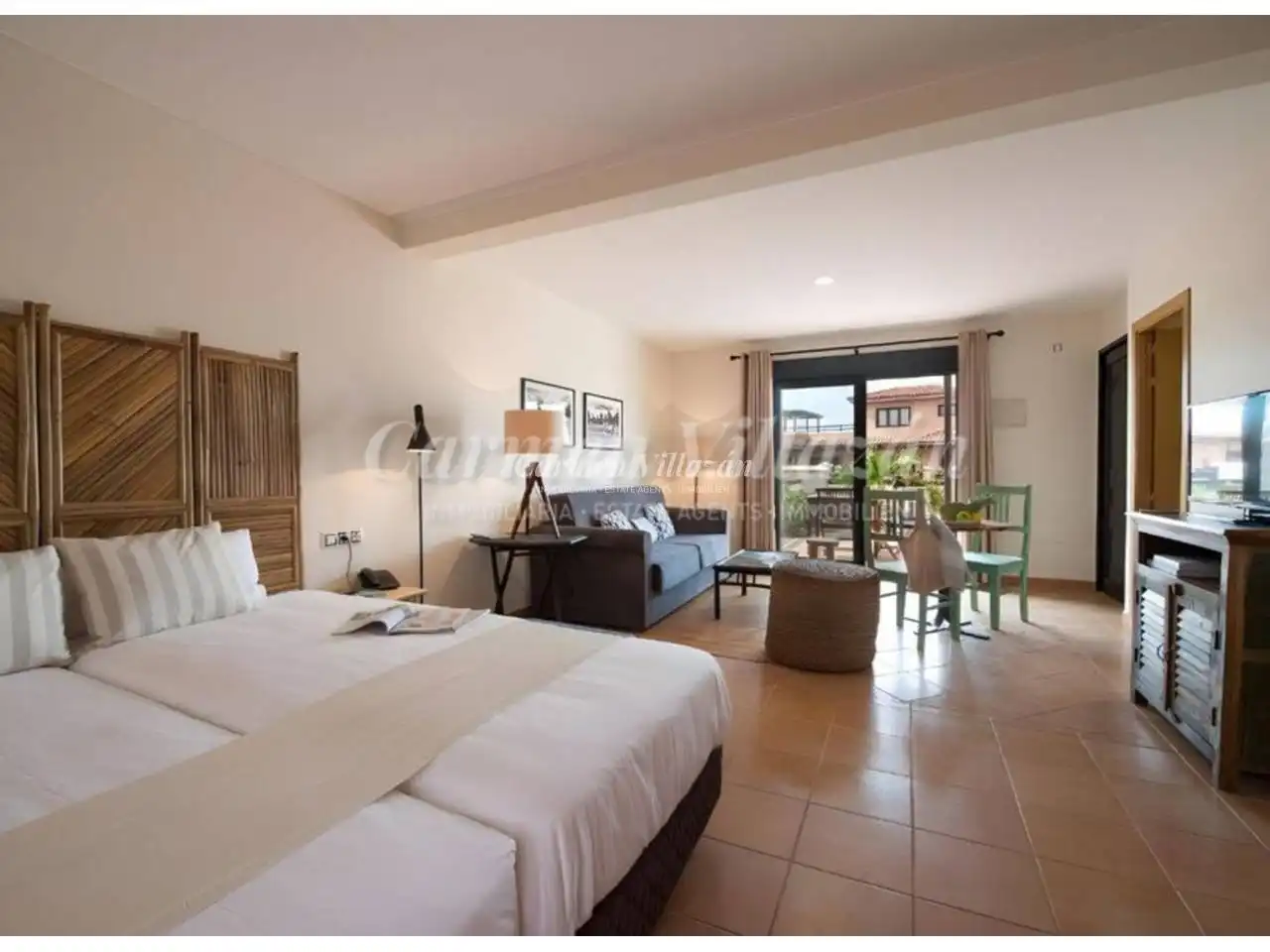 Habitación de Apartamento en venta en La Oliva con Terraza, Balcón y Piscina comunitaria