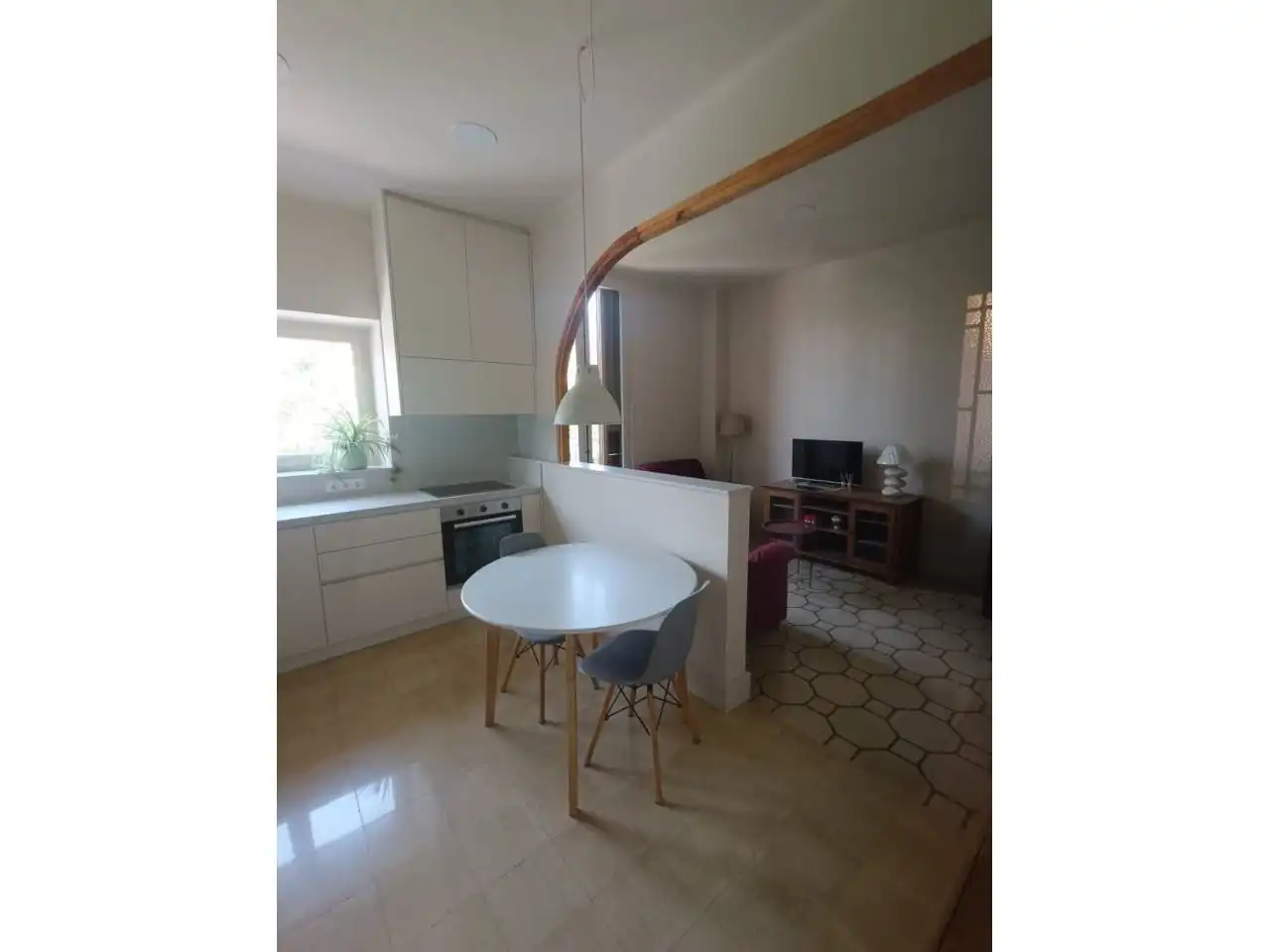Kitchen of Flat for rent in Ponts  with Heating and Balcony