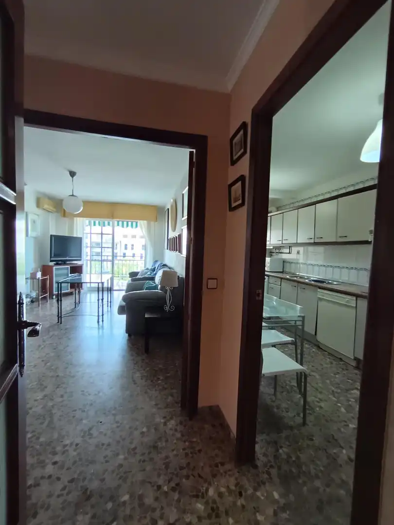 Sala d'estar de Pis de lloguer en Córdoba amb Aire condicionat i Moblat