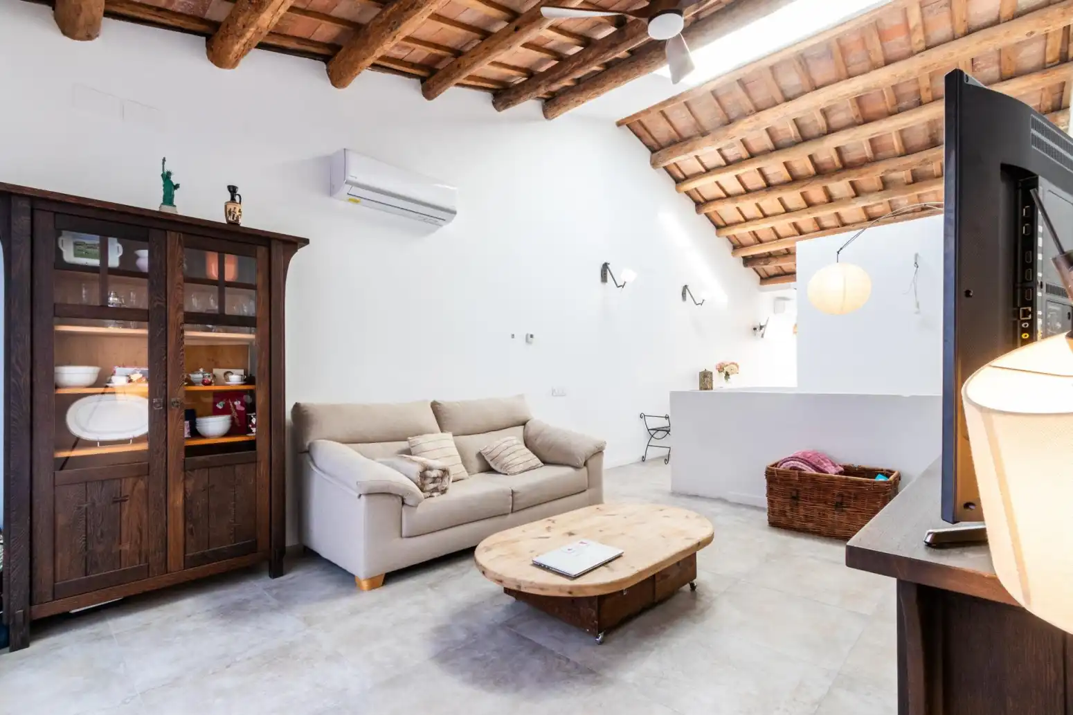 Living room of Houses for sale in Terrassa  with Air Conditioner, Heating and Terrace