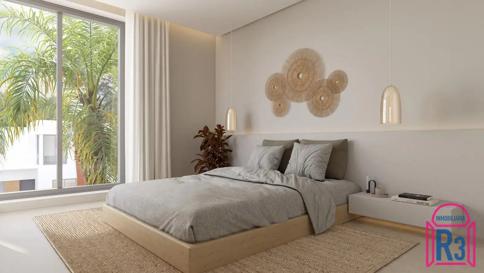 Schlafzimmer von Einfamilien-Reihenhaus zum Verkauf in León Capital  mit Heizung, Privatgarten und Terrasse