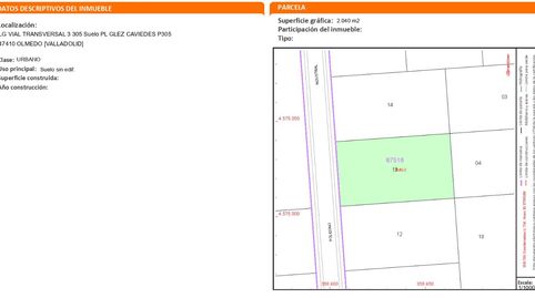 Photo 5 of Industrial land for sale in Lugar Vial Transversal 1, 143, Olmedo, Valladolid