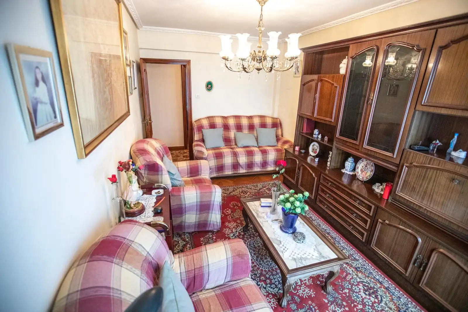 Sala de estar de Piso en venta en Santander con Calefacción y Amueblado