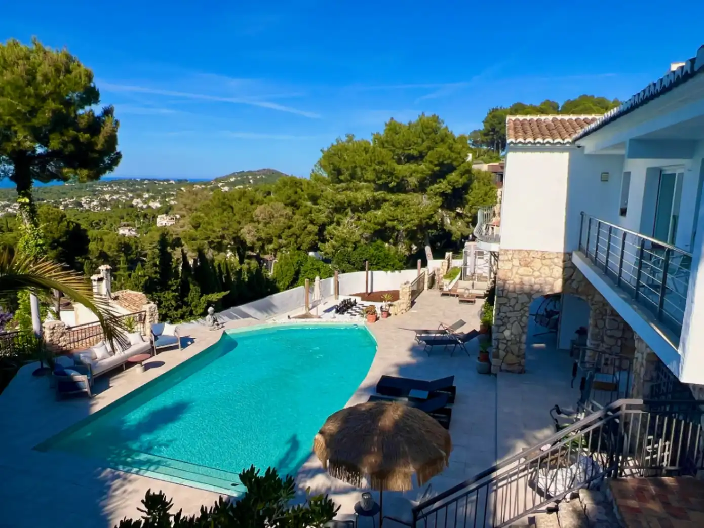 Swimming pool of Houses for sale in Jávea / Xàbia  with Air Conditioner, Heating and Terrace