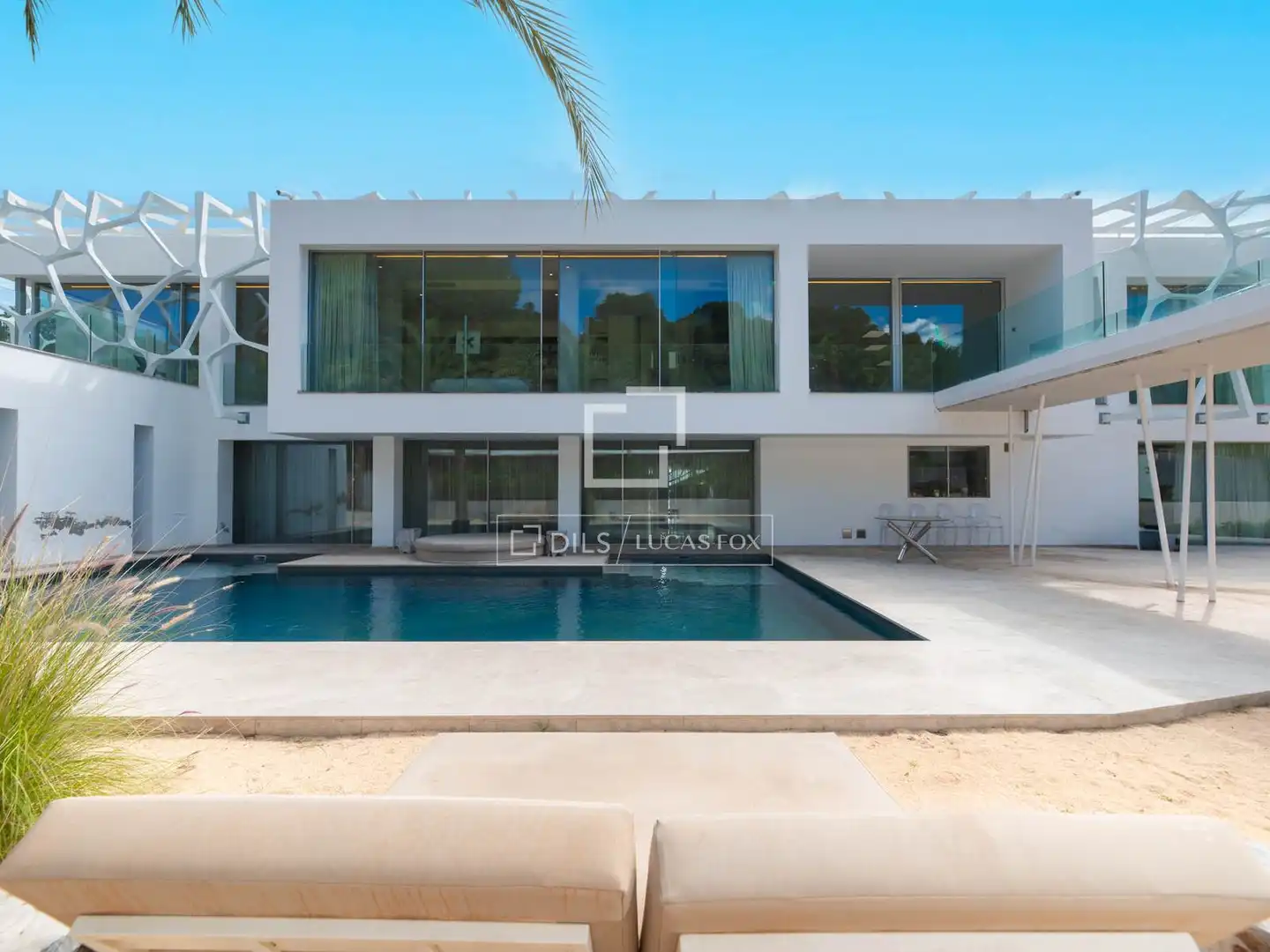 Exterior view of Houses for sale in Santa Eulària des Riu  with Air Conditioner, Heating and Private garden