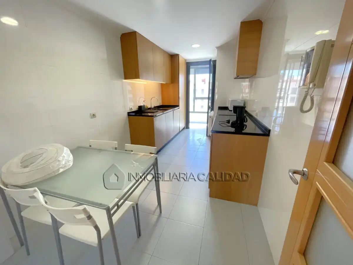 Kitchen of Flat for rent in Burgos  with Heating, Terrace and Storage room