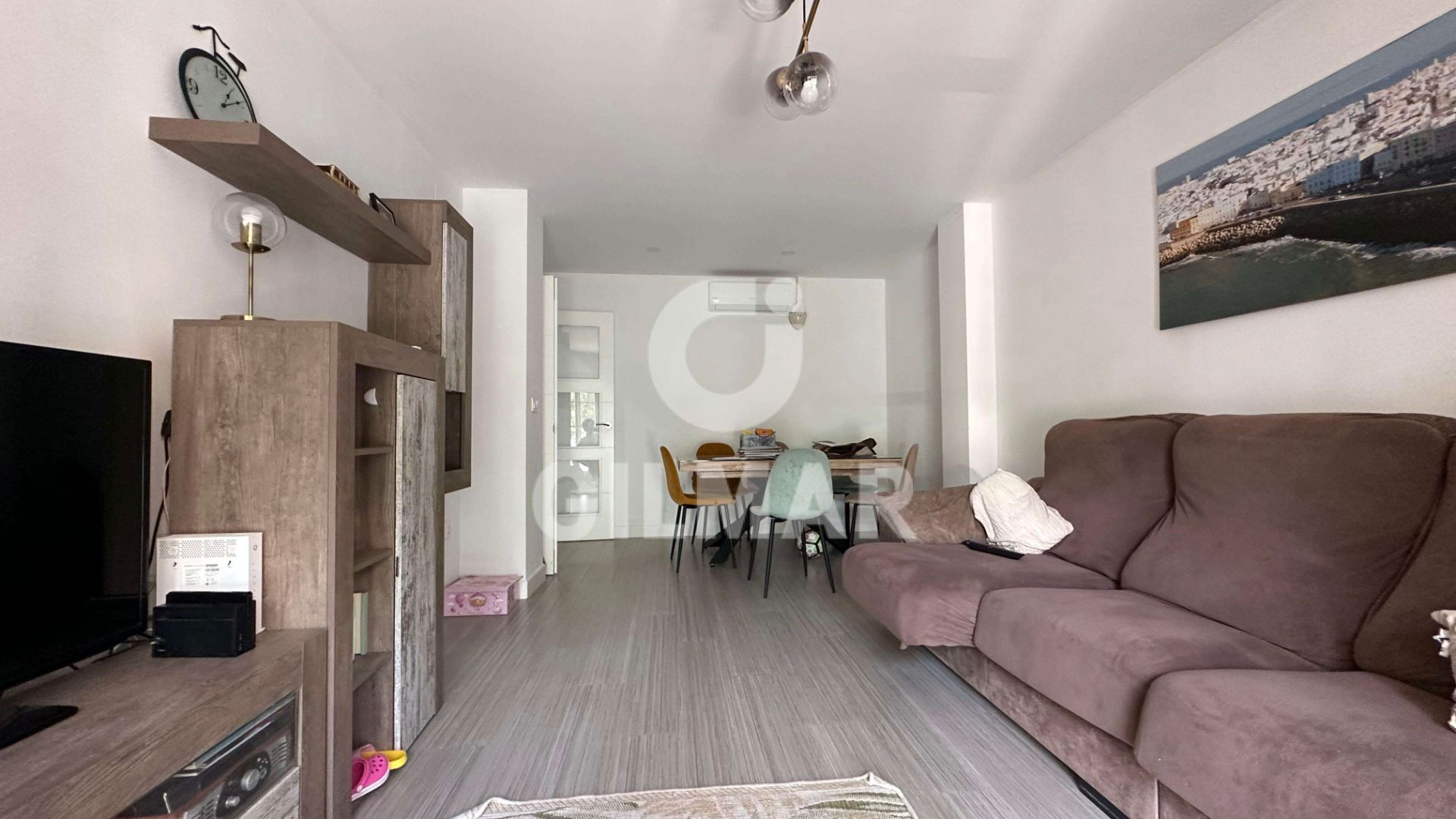 Living room of Flat for sale in  Cádiz Capital  with Air Conditioner, Heating and Terrace