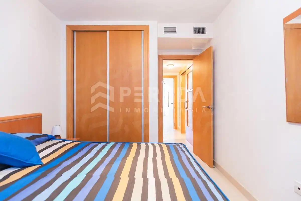 Bedroom of Flat for sale in Roquetas de Mar  with Air Conditioner, Terrace and Furnished