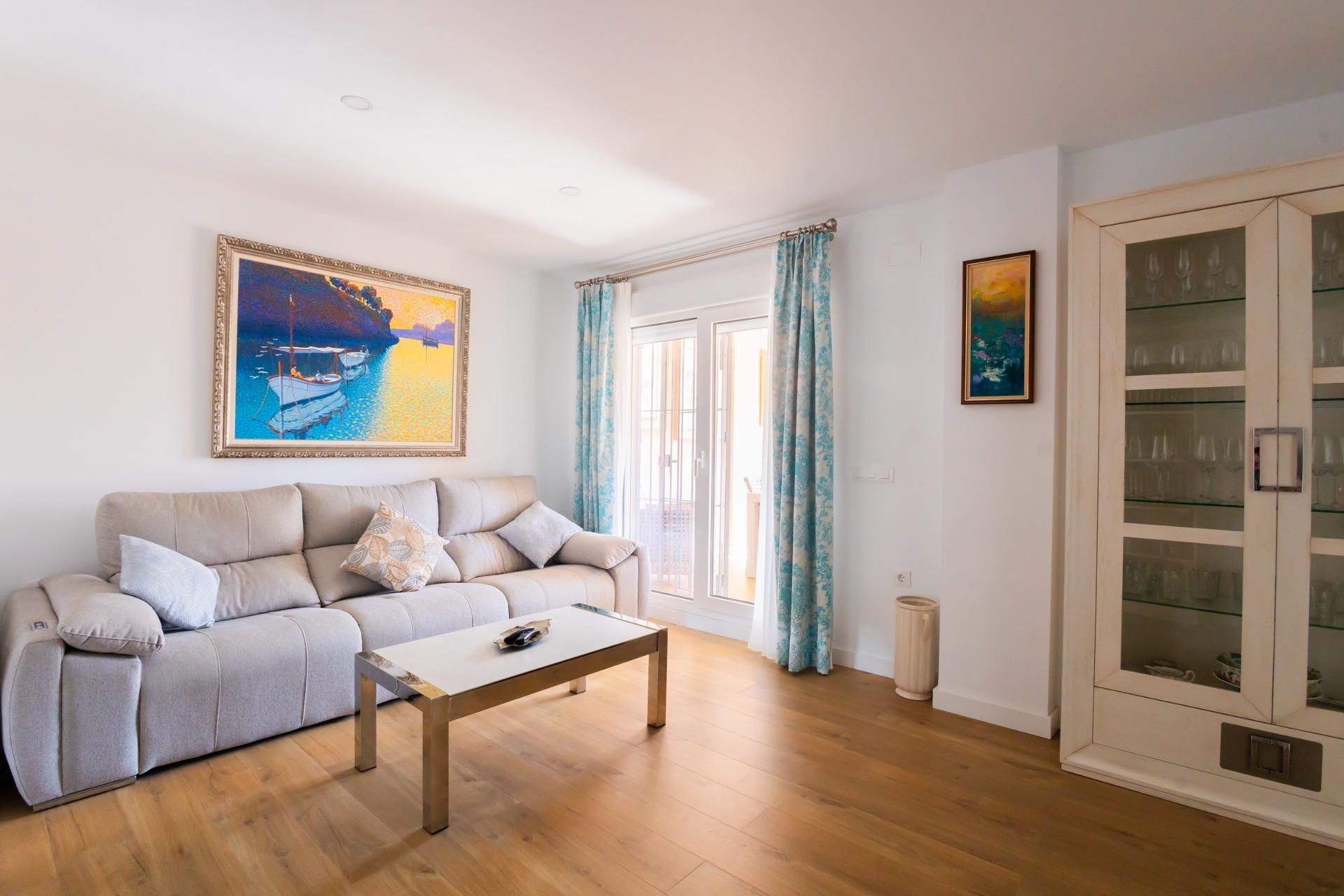 Living room of Flat for sale in Sanlúcar de Barrameda  with Private garden, Terrace and Storage room