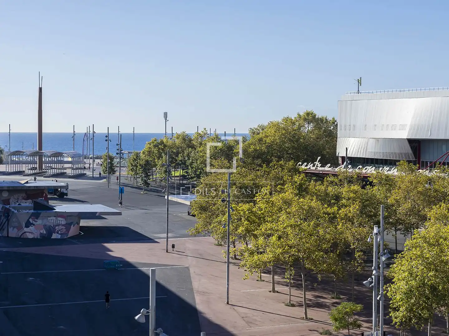 Vista exterior de Piso de alquiler en Barcelona con Aire acondicionado, Calefacción y Terraza