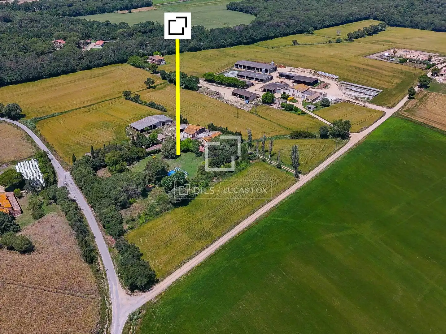 Casa rústica amb piscina en venda a Llagostera, imagen 53