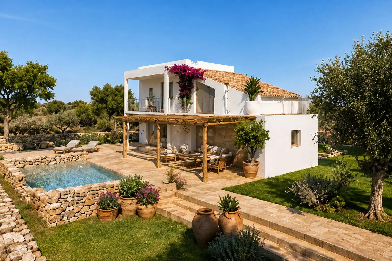 Terraza de Casa o chalet en venta en Es Mercadal con Jardín privado, Parquet y Terraza