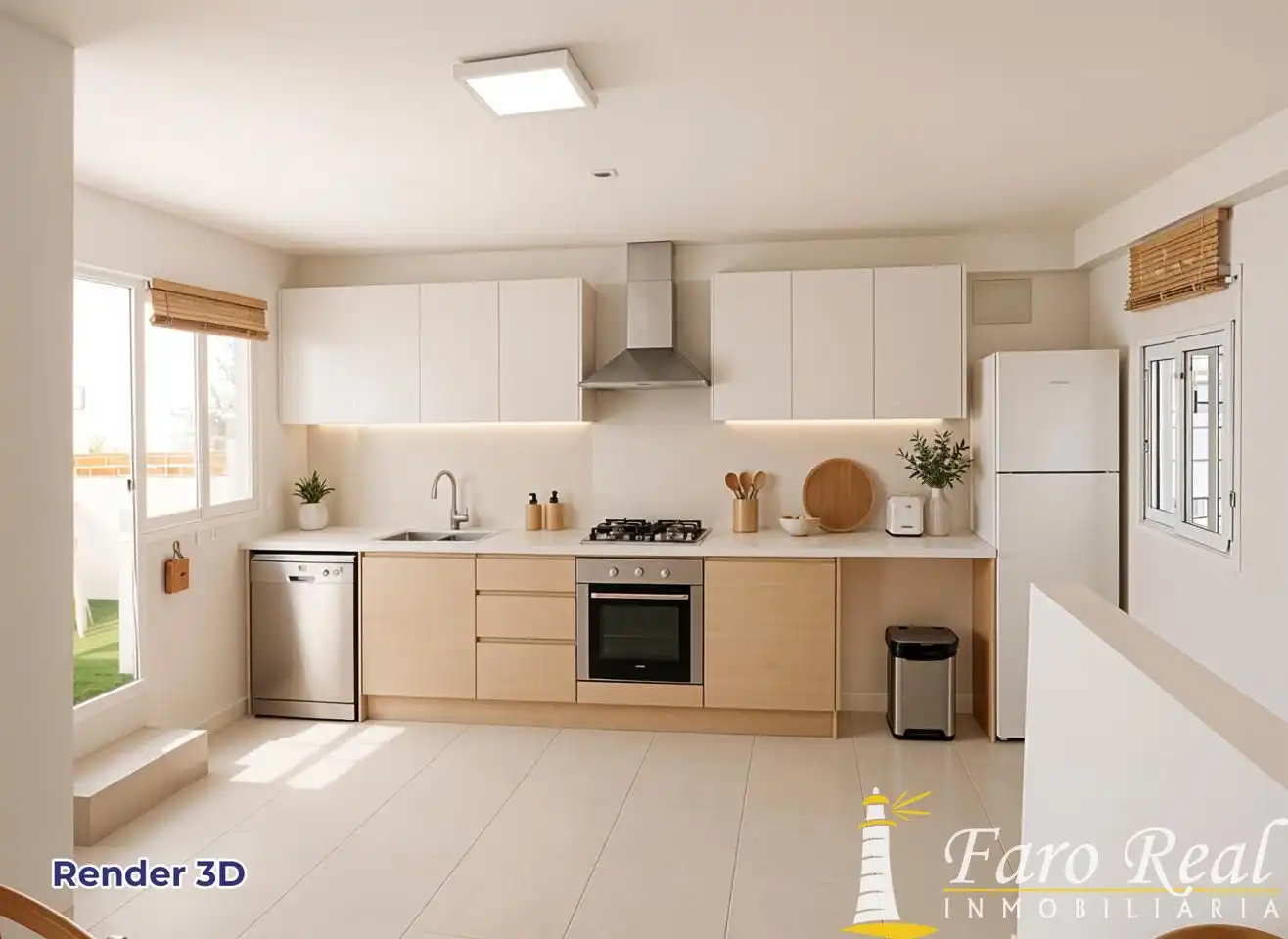 Cocina de Casa o chalet en venta en Chipiona con Aire acondicionado, Calefacción y Jardín privado