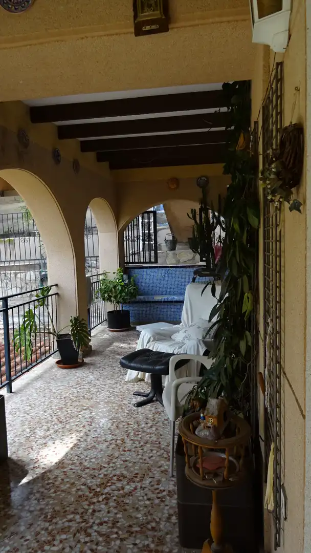 Balcony of Houses for sale in El Campello  with Air Conditioner, Heating and Private garden