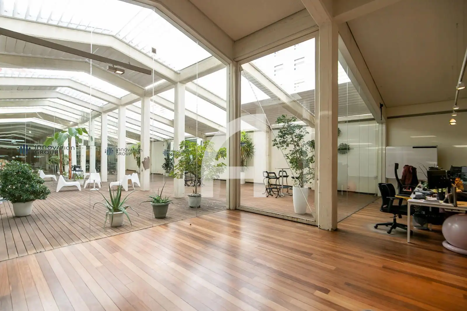 Terrasse von Büro zur Miete in Barcelona mit Klimaanlage und Heizung