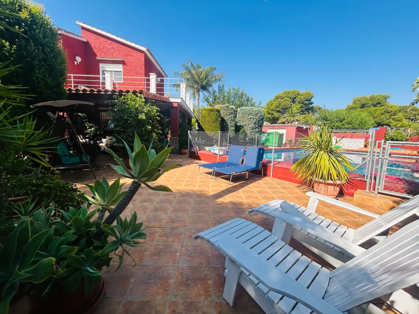 Terraza de Casa o chalet en venta en Dénia con Aire acondicionado, Calefacción y Jardín privado