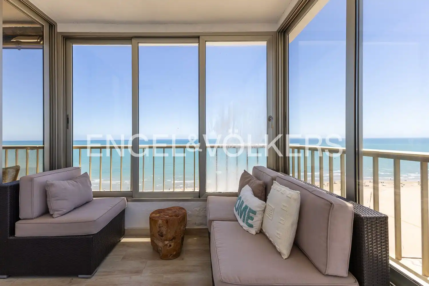 Balcony of Flat for rent in Cullera  with Heating, Terrace and Swimming Pool