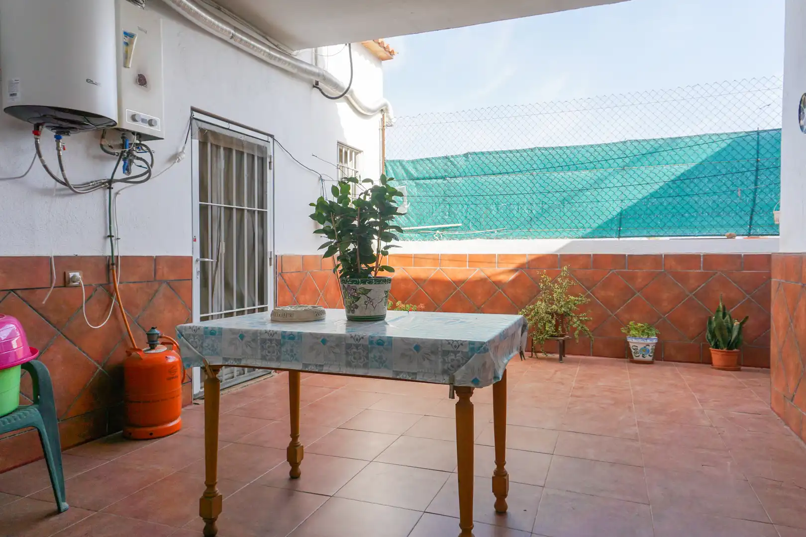 Terrace of Country homes for sale in Almería  with Private garden and Swimming Pool