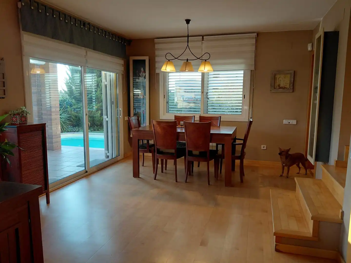 Dining room of Houses for sale in Vilanova del Vallès  with Air Conditioner, Heating and Private garden
