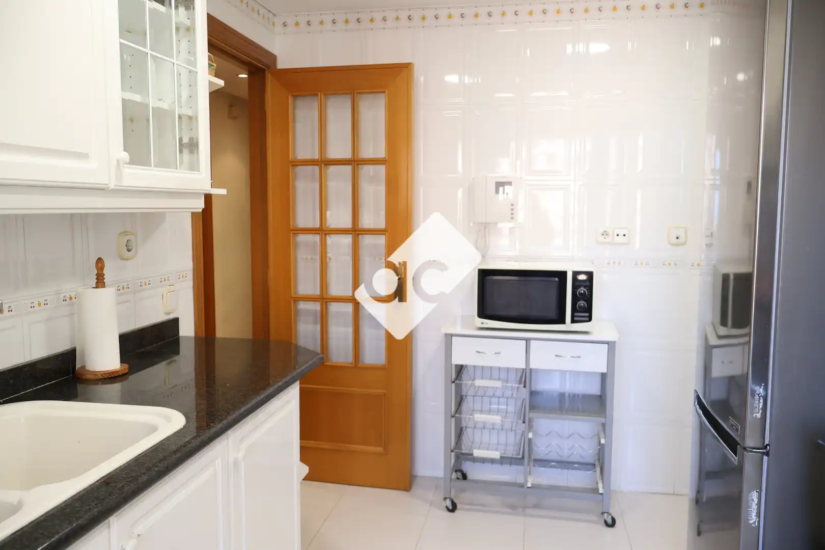 Cocina de Apartamento de alquiler en Valencia con Aire acondicionado, Calefacción y Amueblado
