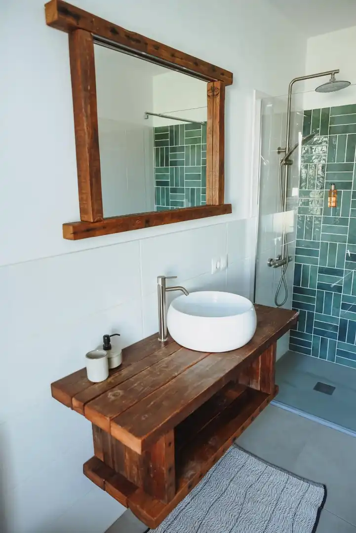 Badezimmer von Country house zum Verkauf in Álora mit Klimaanlage, Heizung und Privatgarten