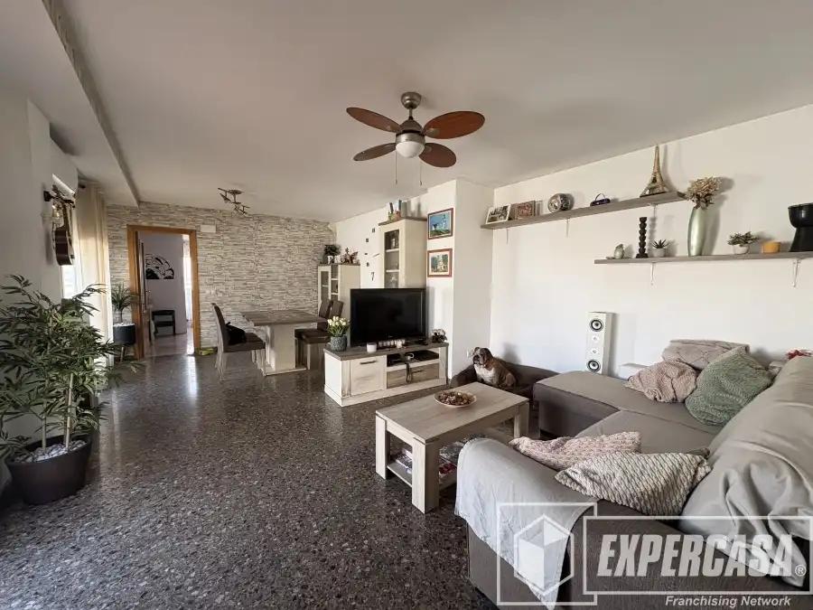 Living room of Attic for sale in Castellón de la Plana / Castelló de la Plana  with Air Conditioner, Terrace and Storage room
