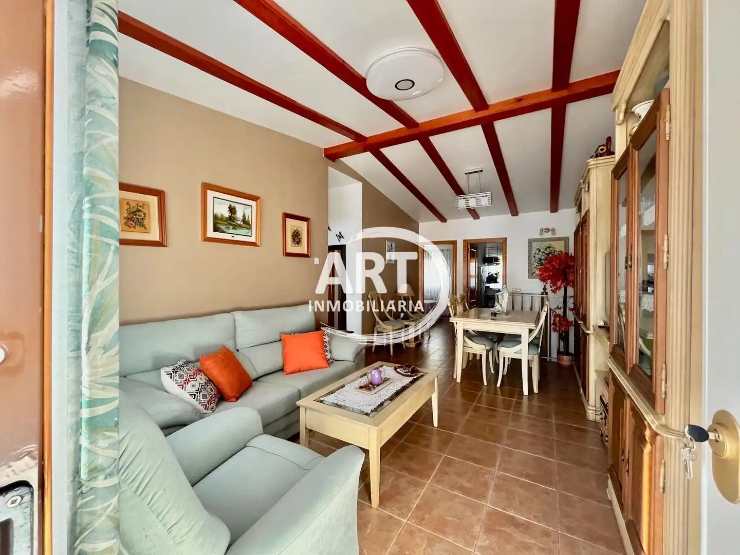 Vista exterior de Casa adosada en venta en La Pobla de Vallbona con Aire acondicionado, Calefacción y Jardín privado