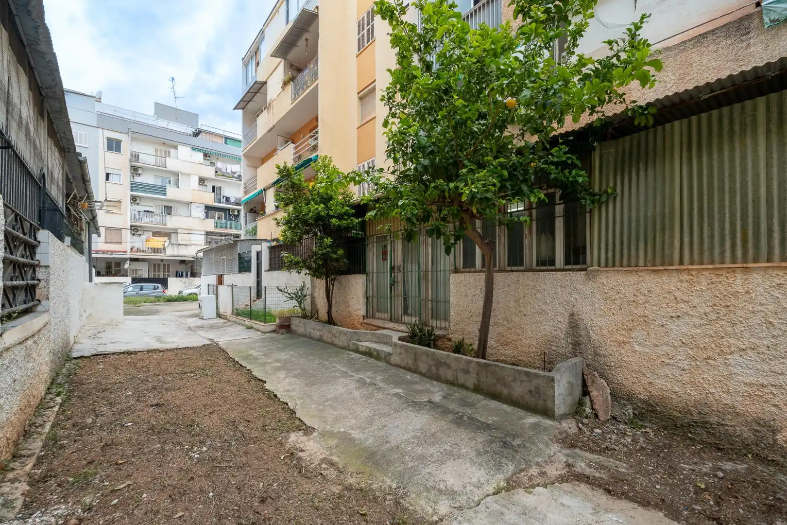 Vista exterior de Planta baja en venta en  Palma de Mallorca con Terraza y Trastero