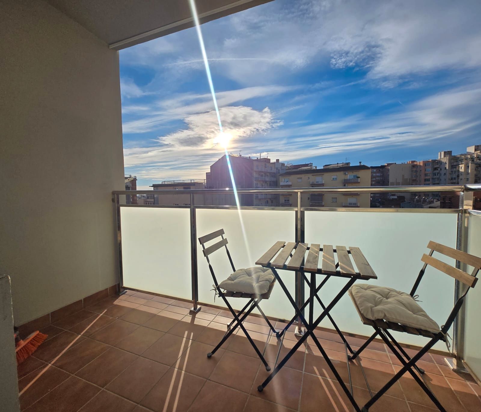 Balcony of Attic for sale in  Barcelona Capital  with Air Conditioner, Heating and Furnished