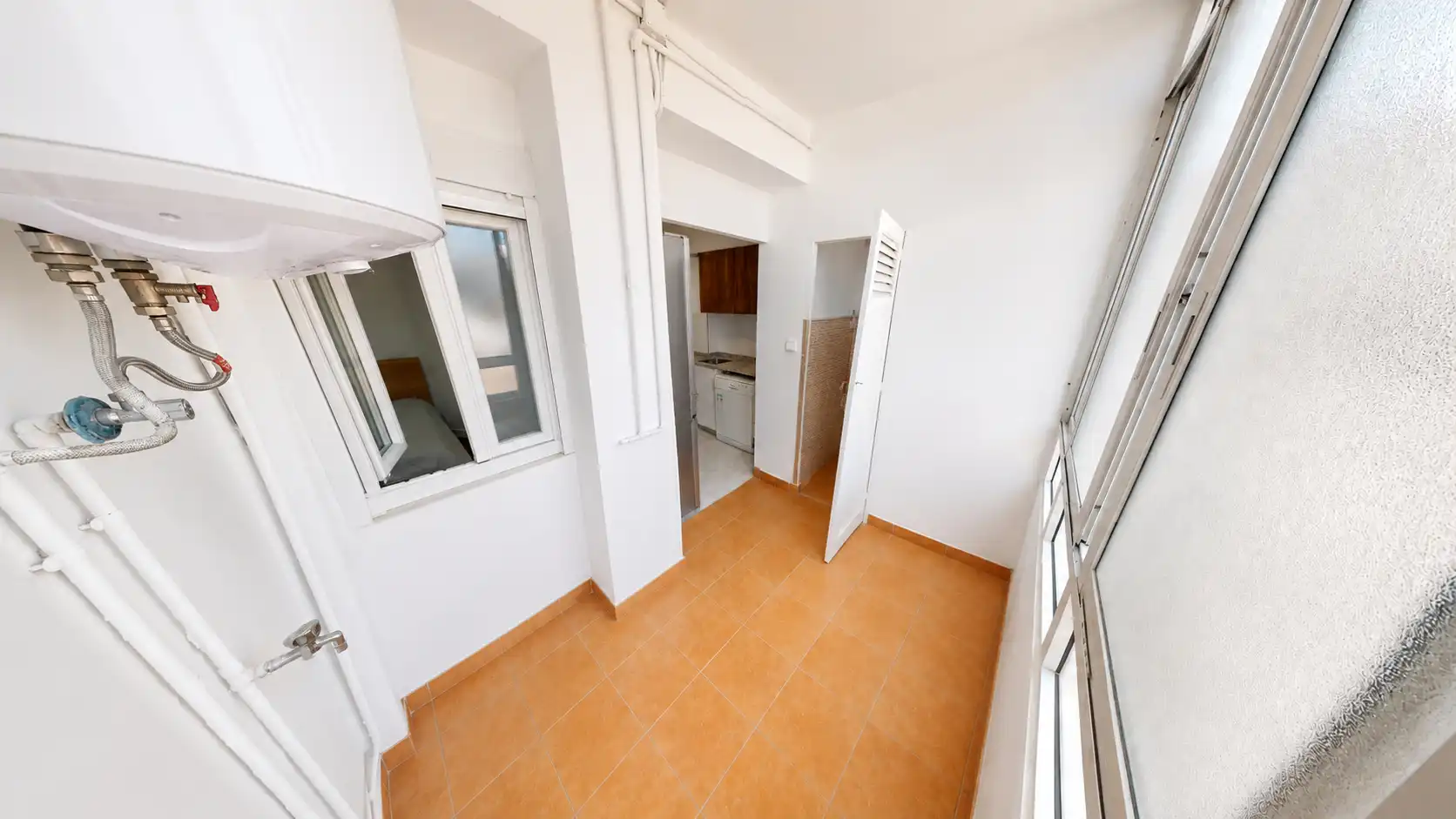 Balcony of Flat for rent in Alicante / Alacant  with Furnished, Washing machine and TV