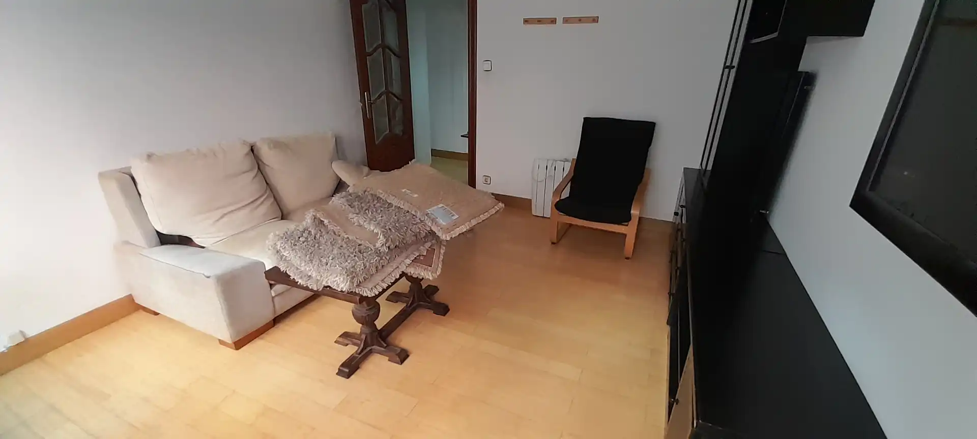 Sala de estar de Piso en venta en Santurtzi  con Amueblado, Horno y Lavadora