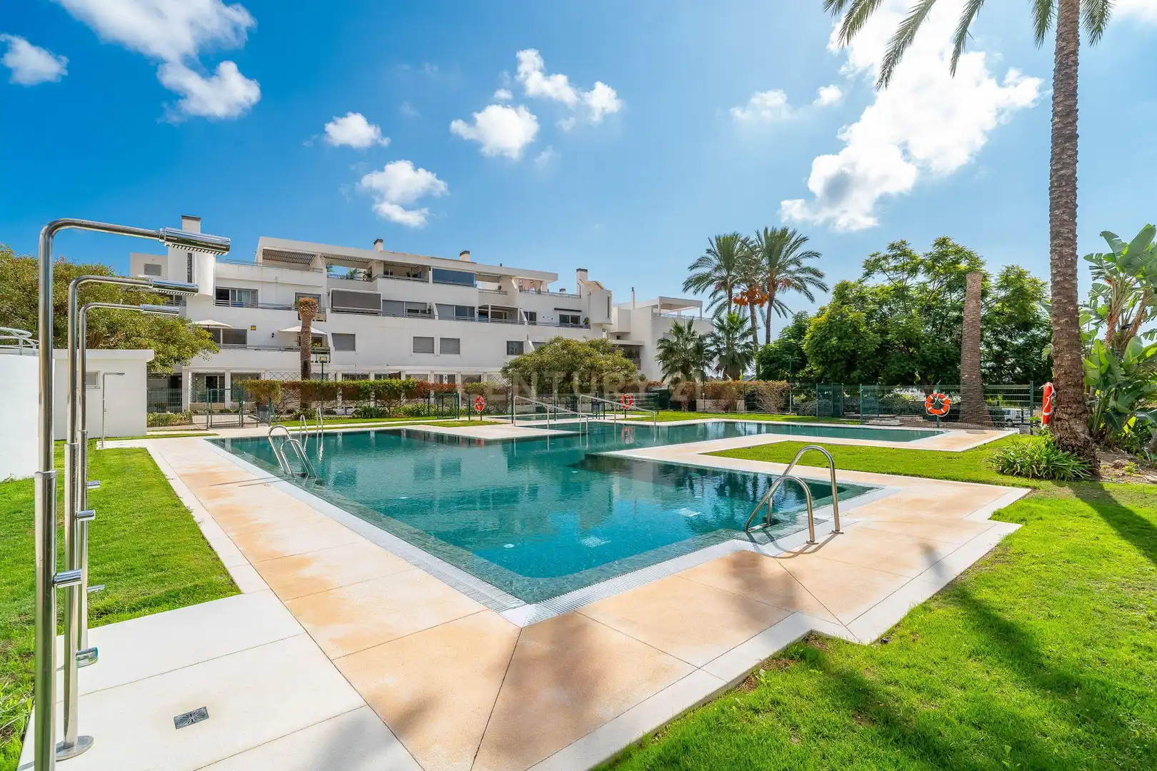 Swimming pool of Apartments for sale in Mijas  with Air Conditioner and Swimming Pool