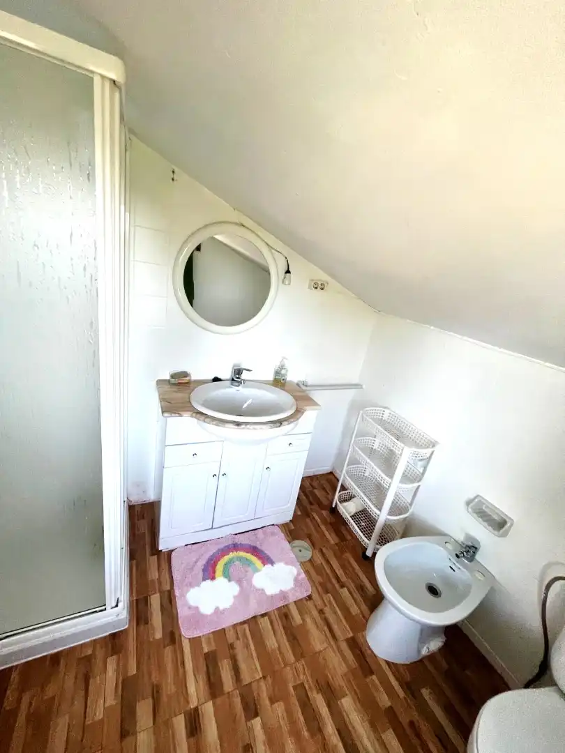 Baño de Casa o chalet en venta en Valdoviño con Jardín privado, Terraza y Amueblado