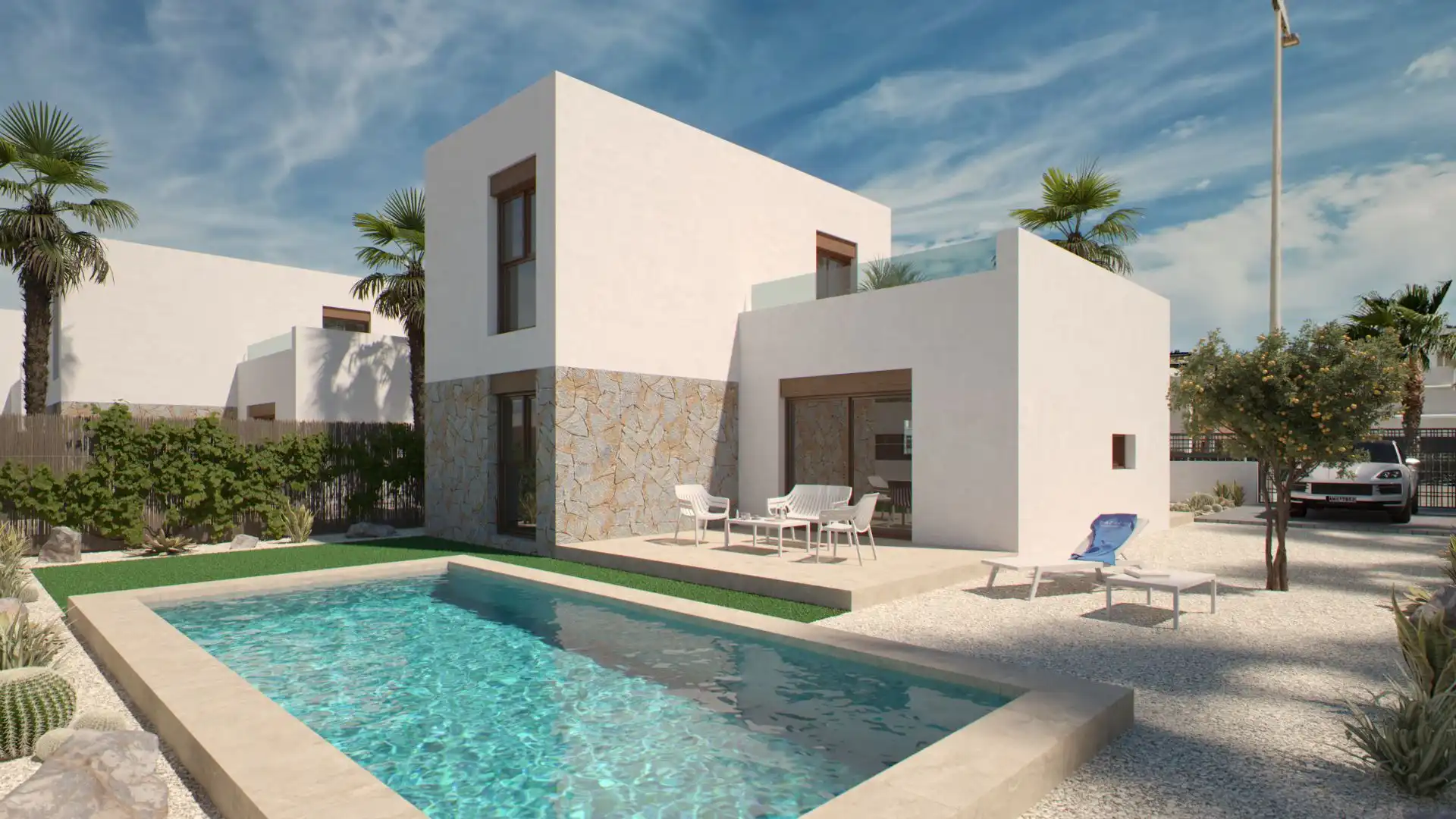 Chalet con piscina en venta en Algorfa