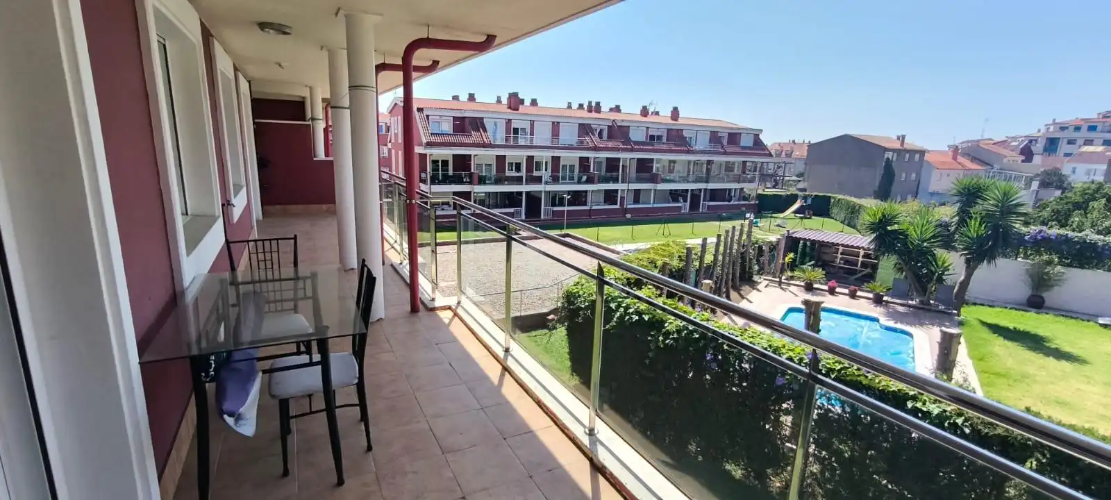 Terraza de Apartamento en venta en Vilagarcía de Arousa con Calefacción, Parquet y Terraza