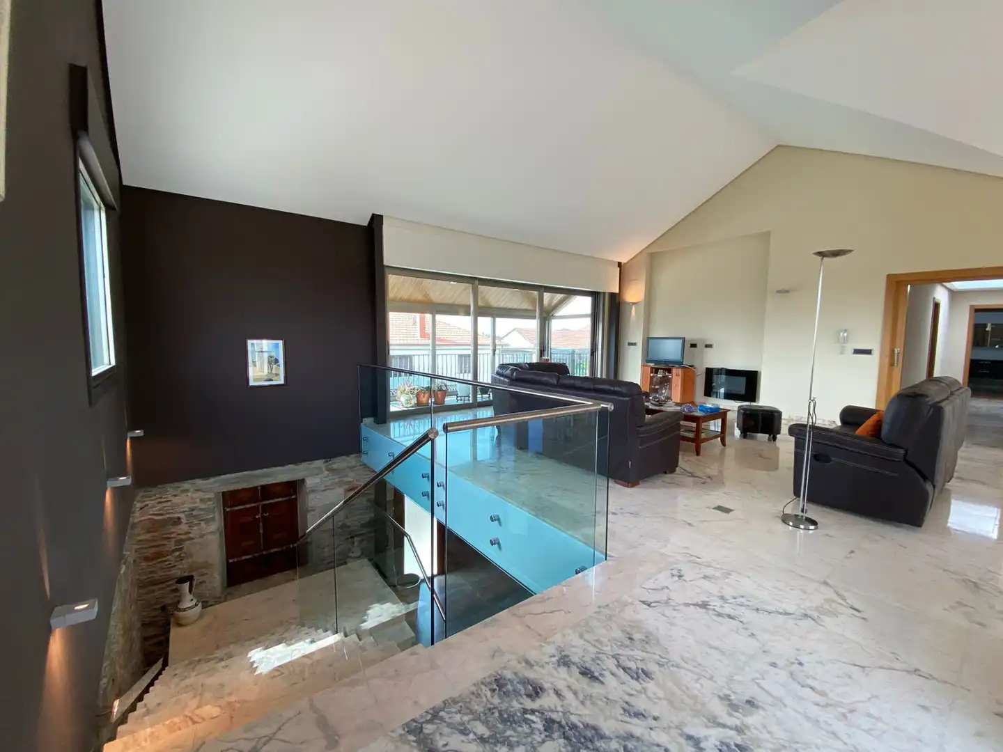 Living room of Houses for sale in Boborás  with Heating, Private garden and Parquet flooring