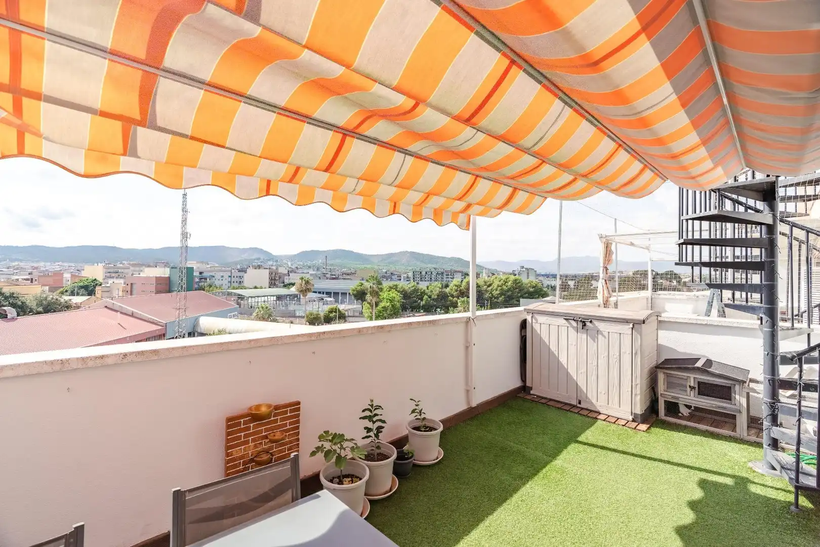 Terrasse von Dachboden zum Verkauf in El Vendrell mit Heizung, Parkett und Terrasse